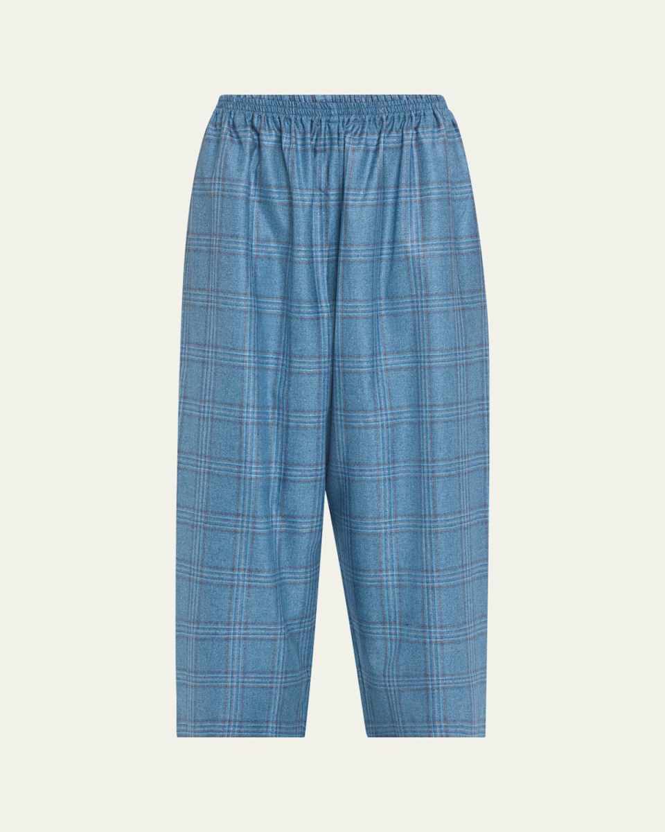 Plaid Japanese Trousers